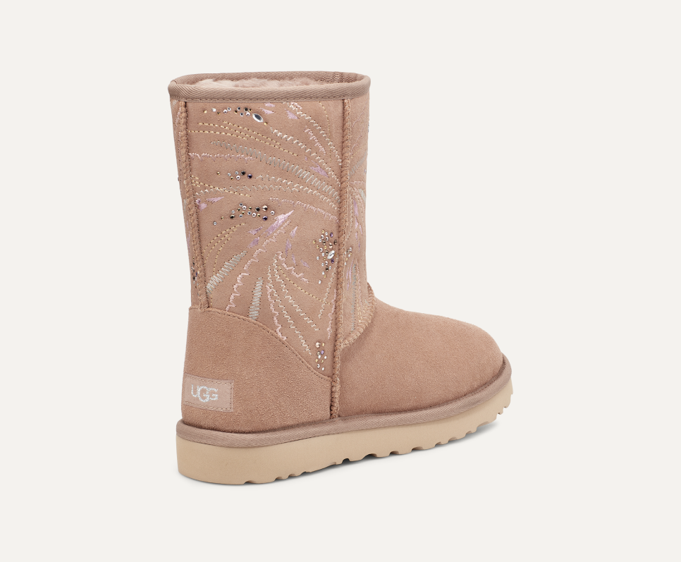 Ugg classic short metallic snake boot online