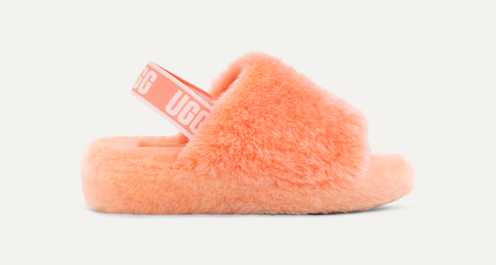Ugg fluff yeah coral top