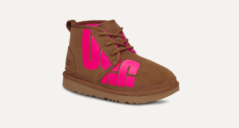 Pink neumel ugg boots on sale