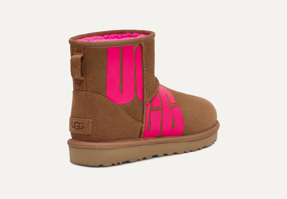Ugg classic mini ii graphic logo cheap