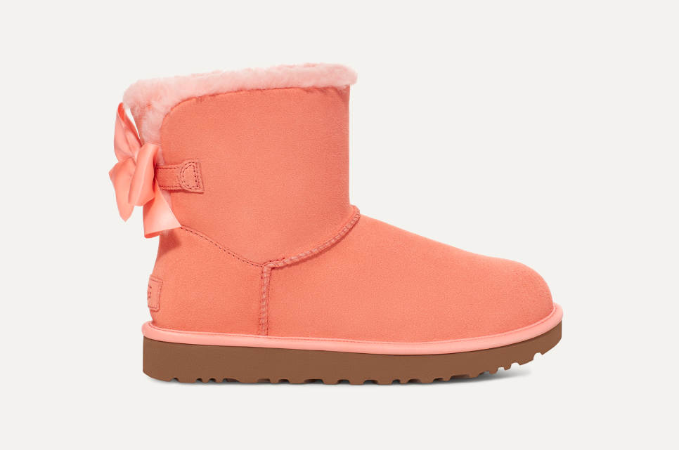 Ugg classic mini satin bow boot top