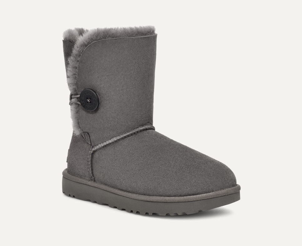 Black ugg boots with buttons on side clearance