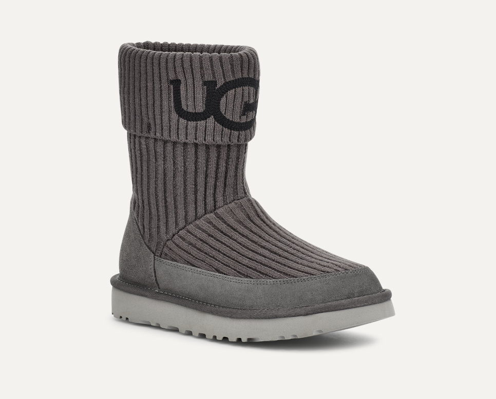 Gray knitted uggs on sale