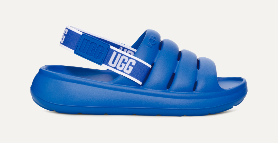Blue ugg sandals hot sale