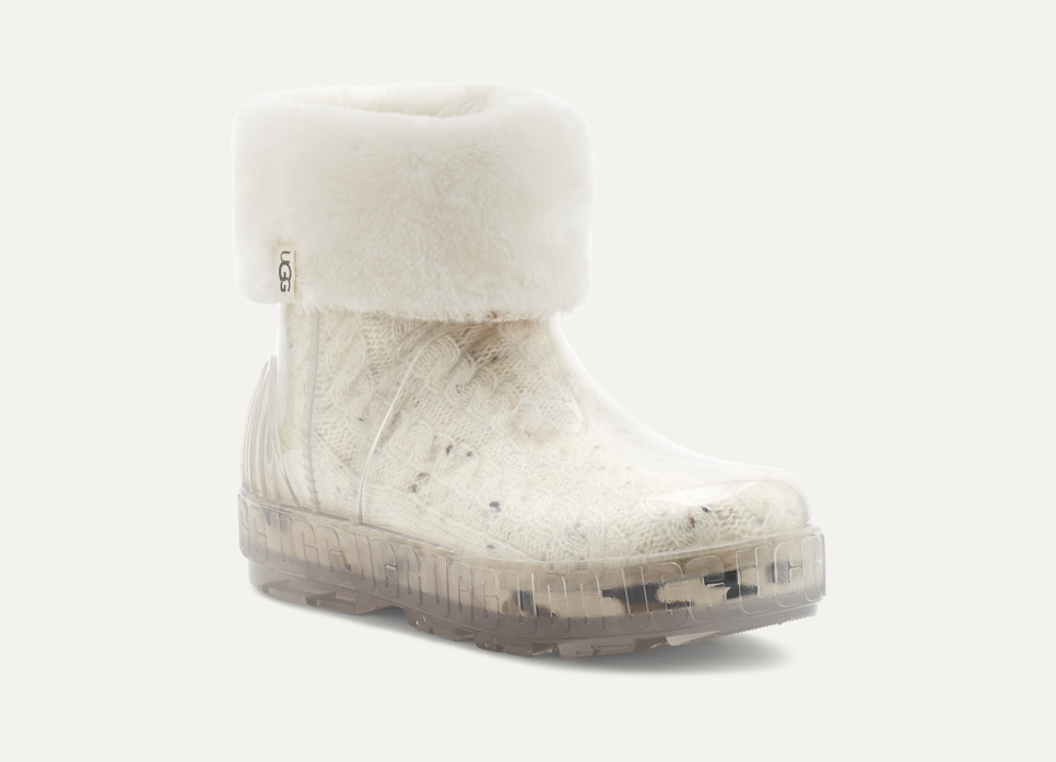 Ugg rain boots with fur inside sale