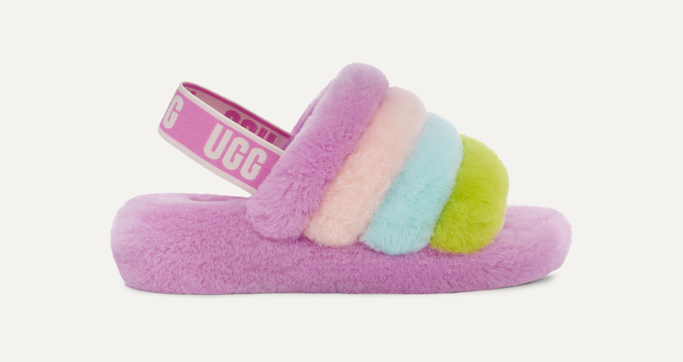 Ugg slides fluff on sale