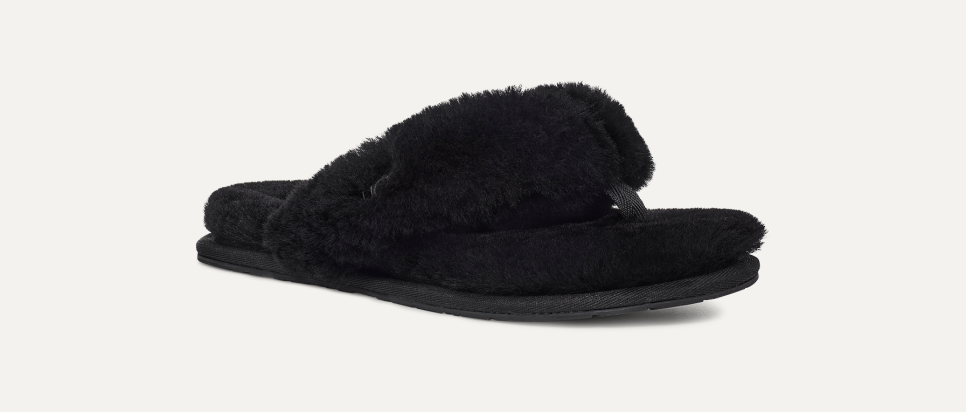 UGG Fluff Flip Flop Logo for Women UGG