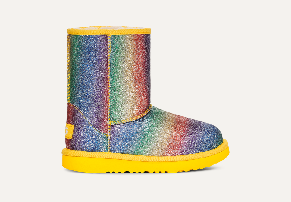 Girls glitter ugg boots 2025
