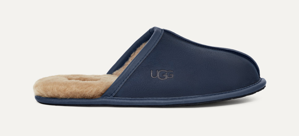 Mens blue ugg slippers on sale