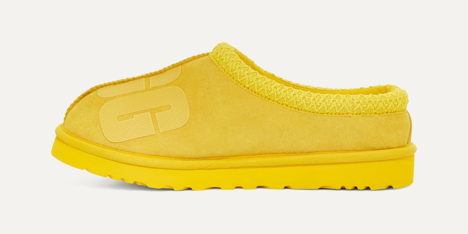 Yellow ugg slippers discount