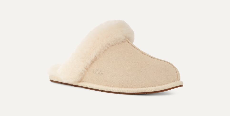 Ugg light grey scuffette ii slippers outlet