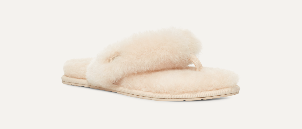 UGG Fluff Flip Flop Logo for Women UGG UK