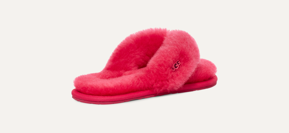 Ugg flip flops with fur cheap