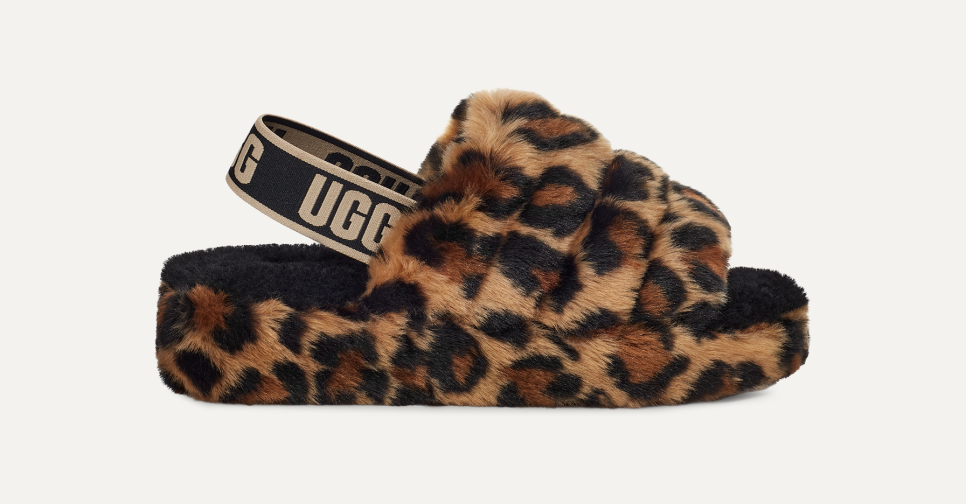Fluff Yeah Slide Spotty Sandal UGG