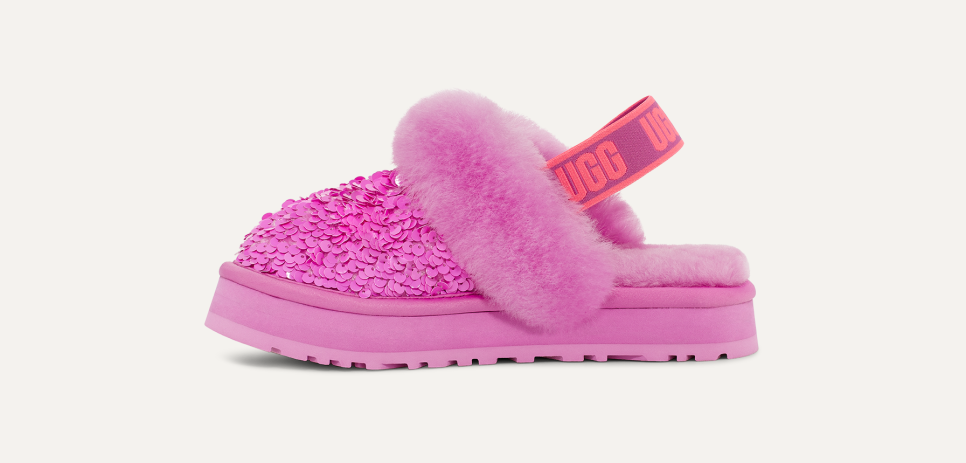 Pink sequin ugg slippers deals