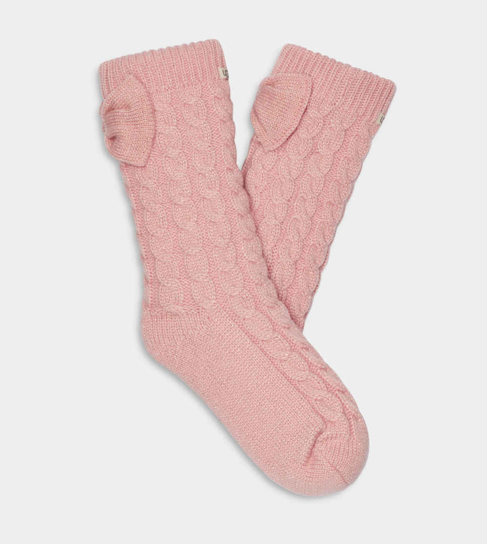 Laila Bow Fleece Lined Sock UGG