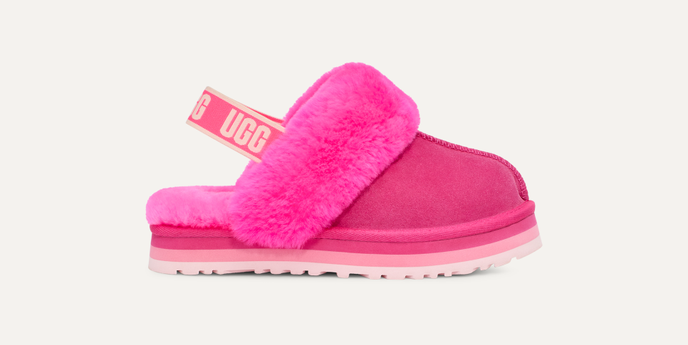 Ugg slides baby pink top