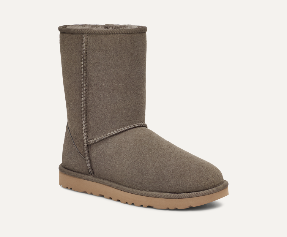 Ugg women's classic short leather boot discount