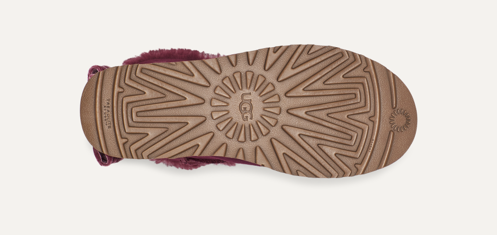 Burgundy velvet uggs online