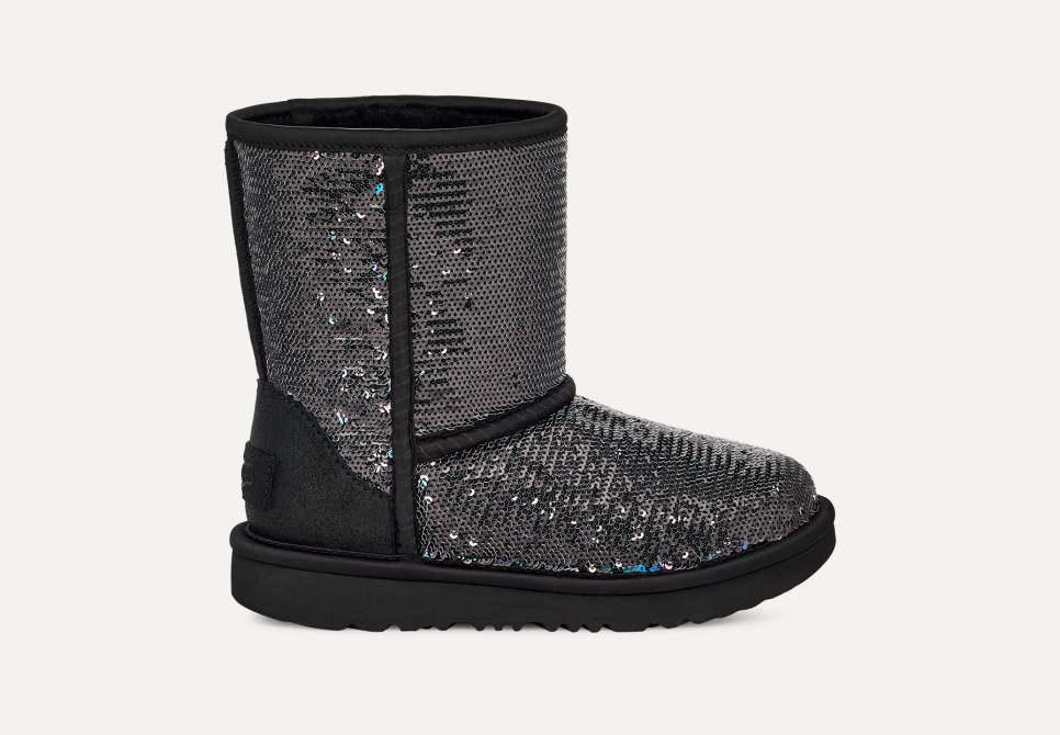 Black sequin uggs size 1 discount