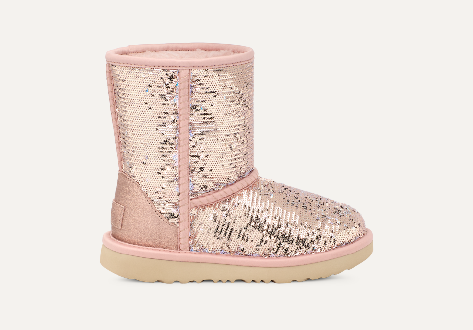 Womens pink sparkle ugg boots 2025