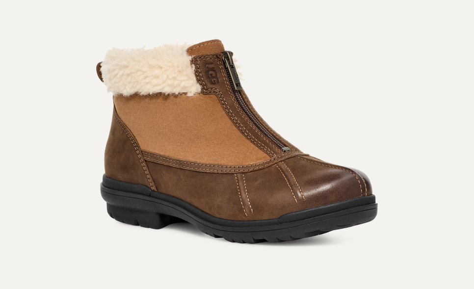 Ugg boots with zips top