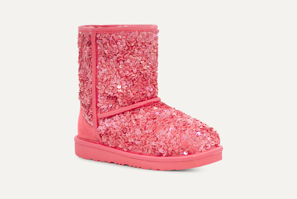 Pink sequin ugg boots hot sale