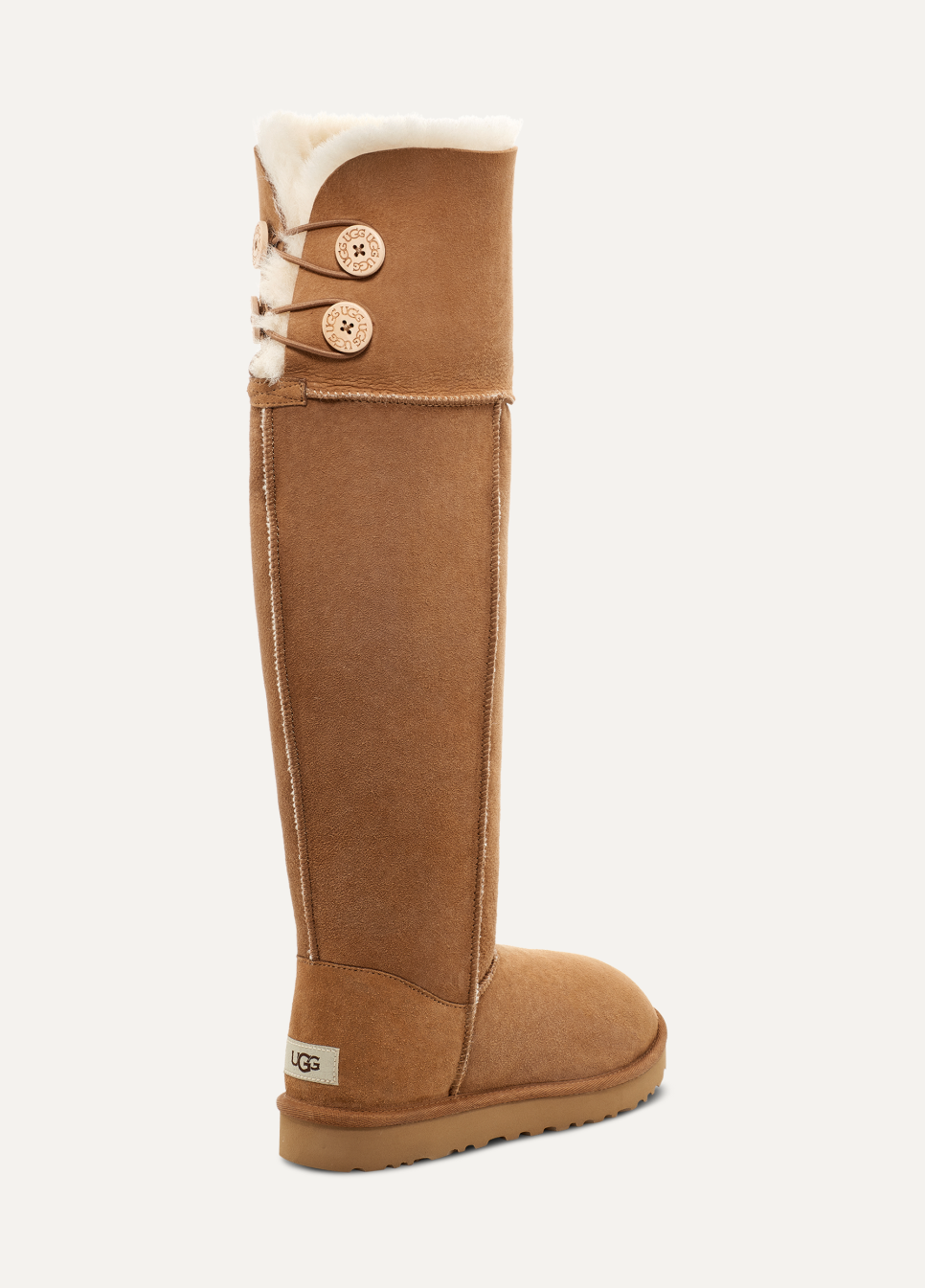 Ugg over the knee bailey button chestnut top