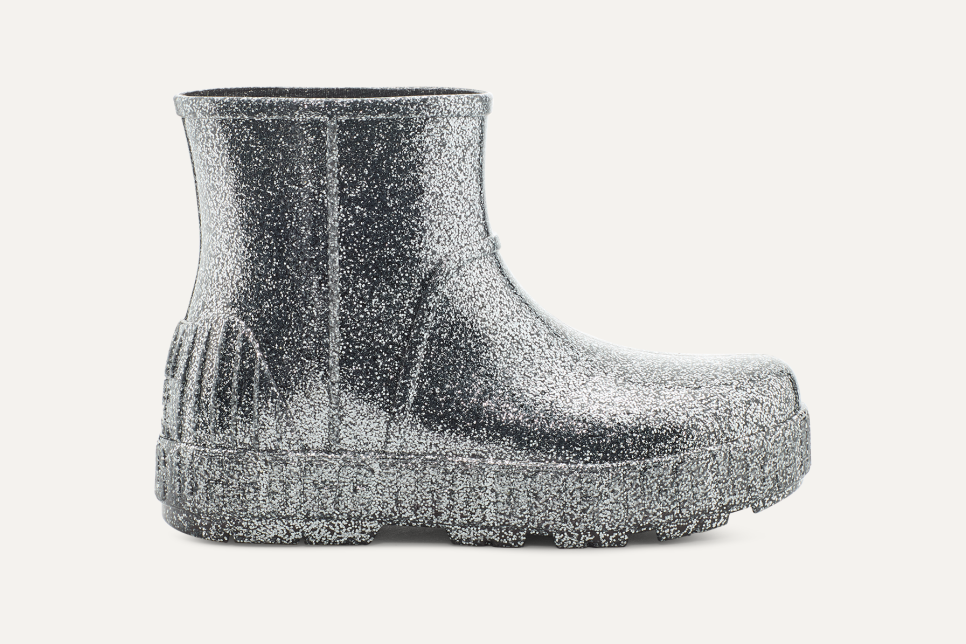 Clear glitter rain boots hotsell
