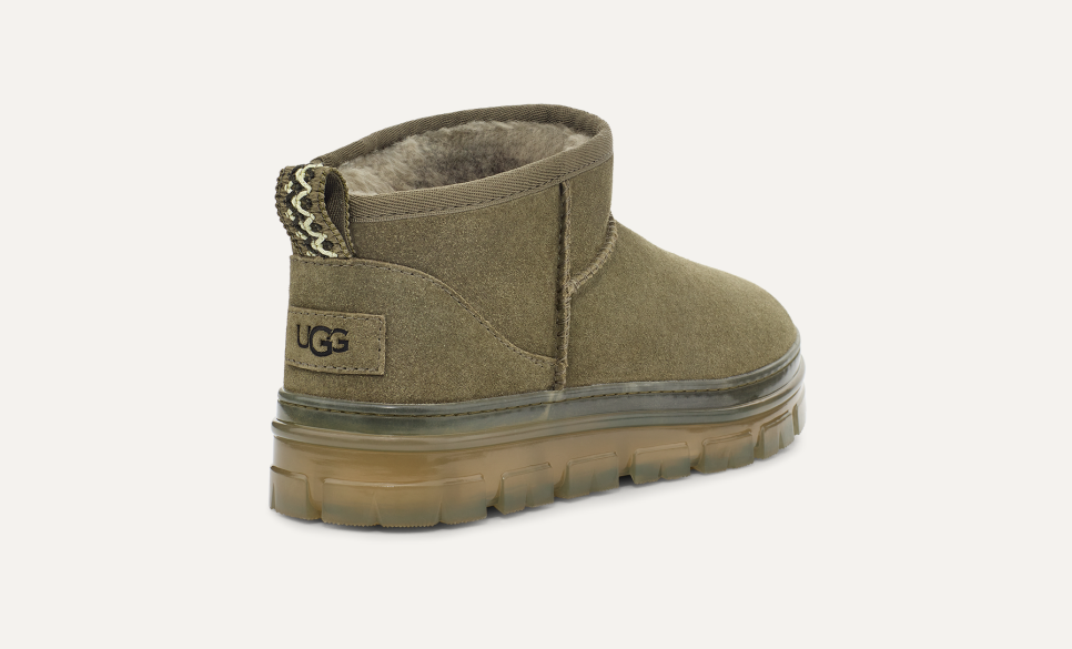 Olive green mini uggs clearance