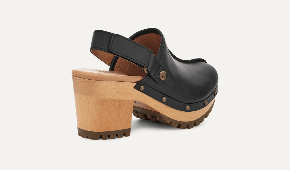 Ugg clogs heels hot sale