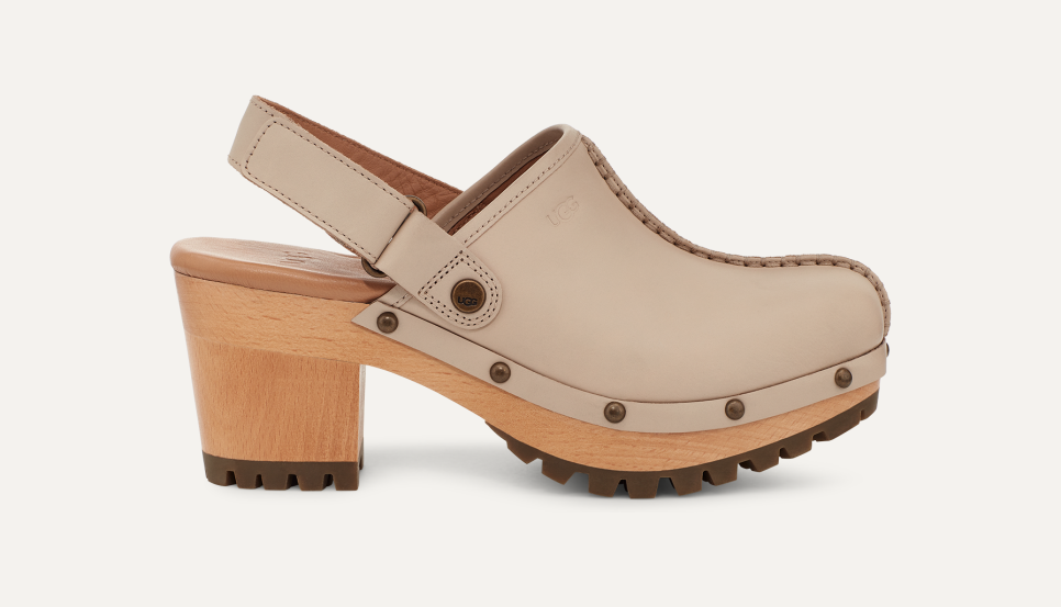 Ugg clogs heels hot sale