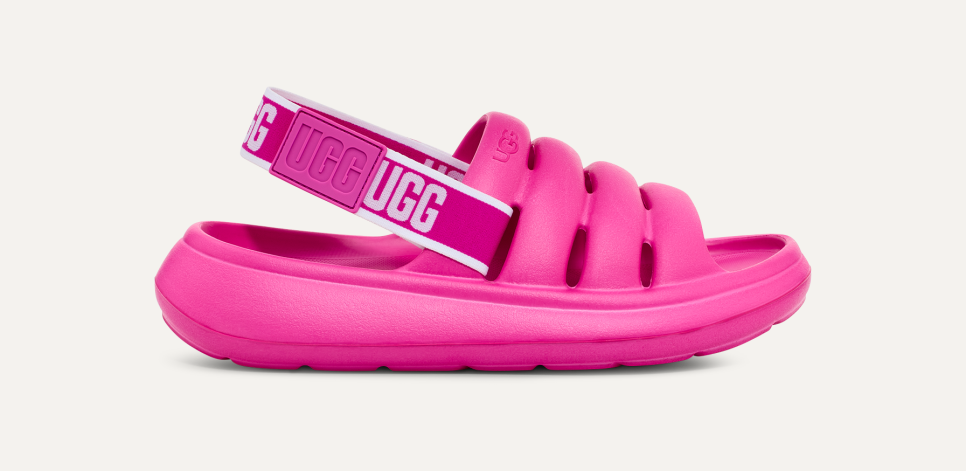 Ugg yeah slides pink top