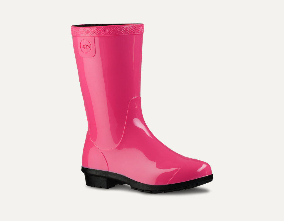 Pink ugg rain boots outlet