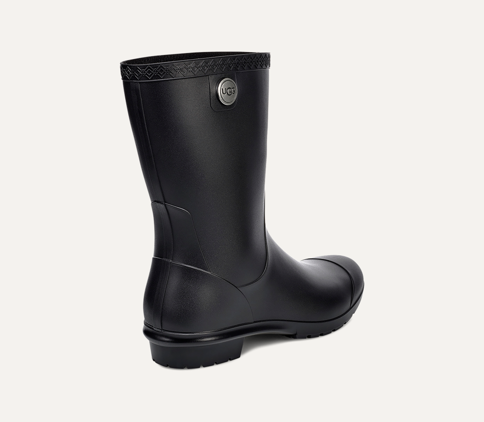 Ugg rain boots with fur inside top
