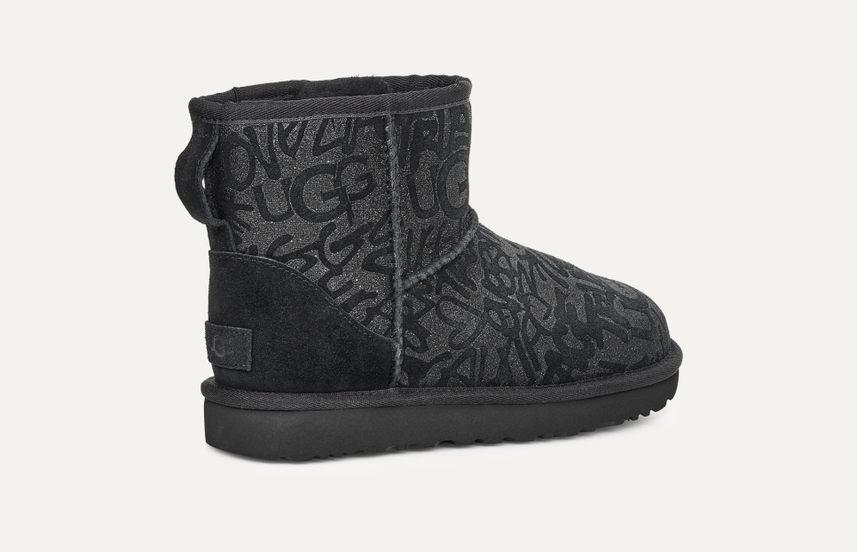Women s Classic Mini Sparkle Graffiti Boot UGG Official