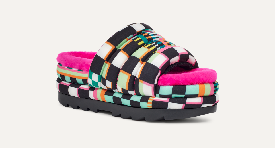 Maxi Checks Slide Sandal | UGG®