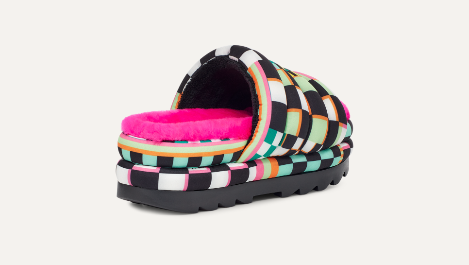 Maxi Checks Slide Sandal UGG