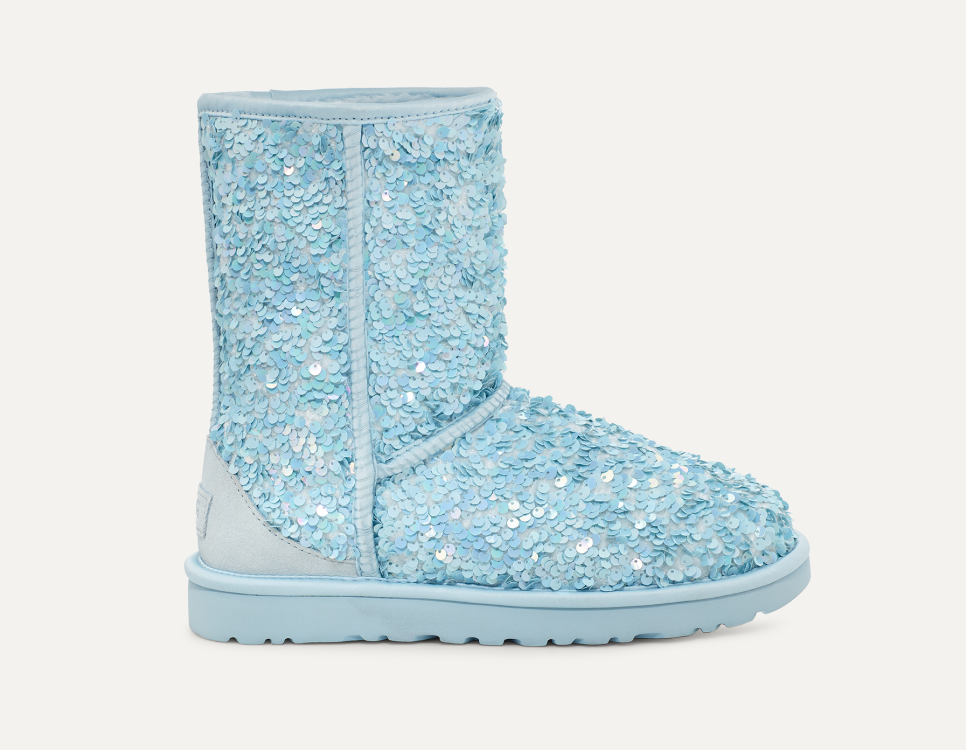 Blue sequin ugg boots online