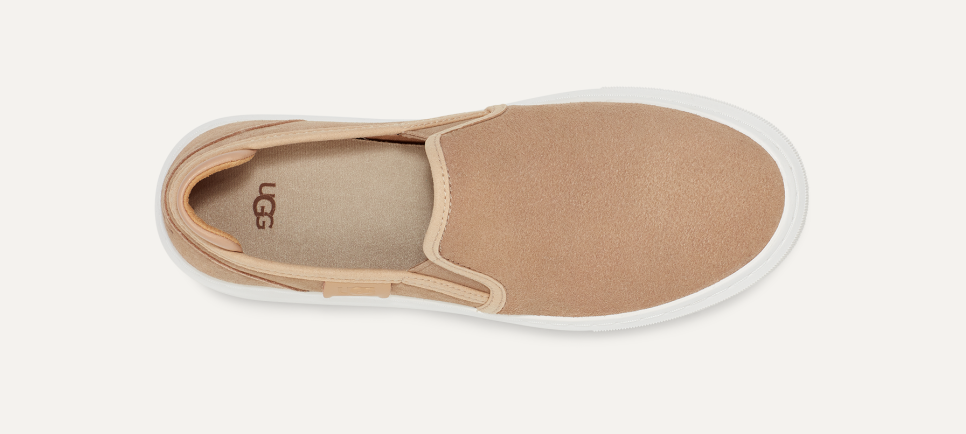 Ugg suede slip on sneakers cheap