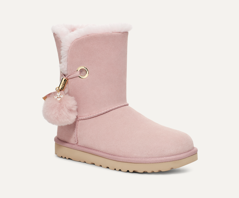 Uggs with pom poms outlet