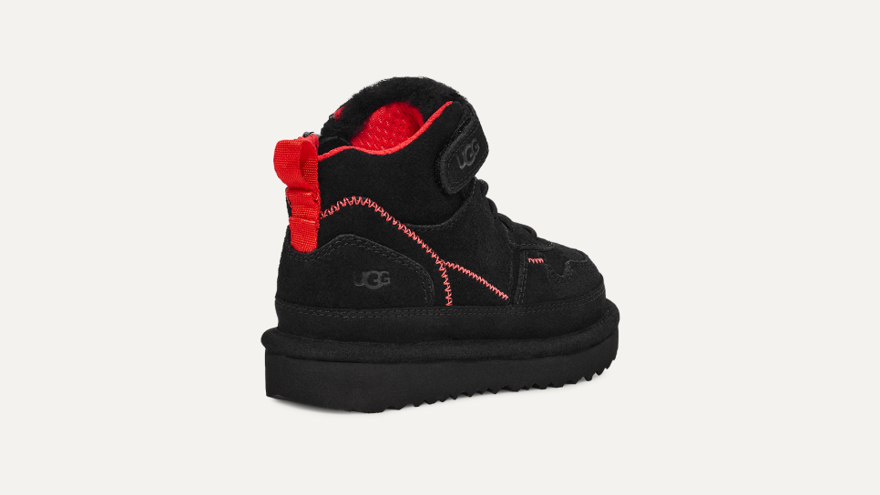 Ugg Toddlers Highland Hi Heritage Suede Sneakers in Black Size 12T