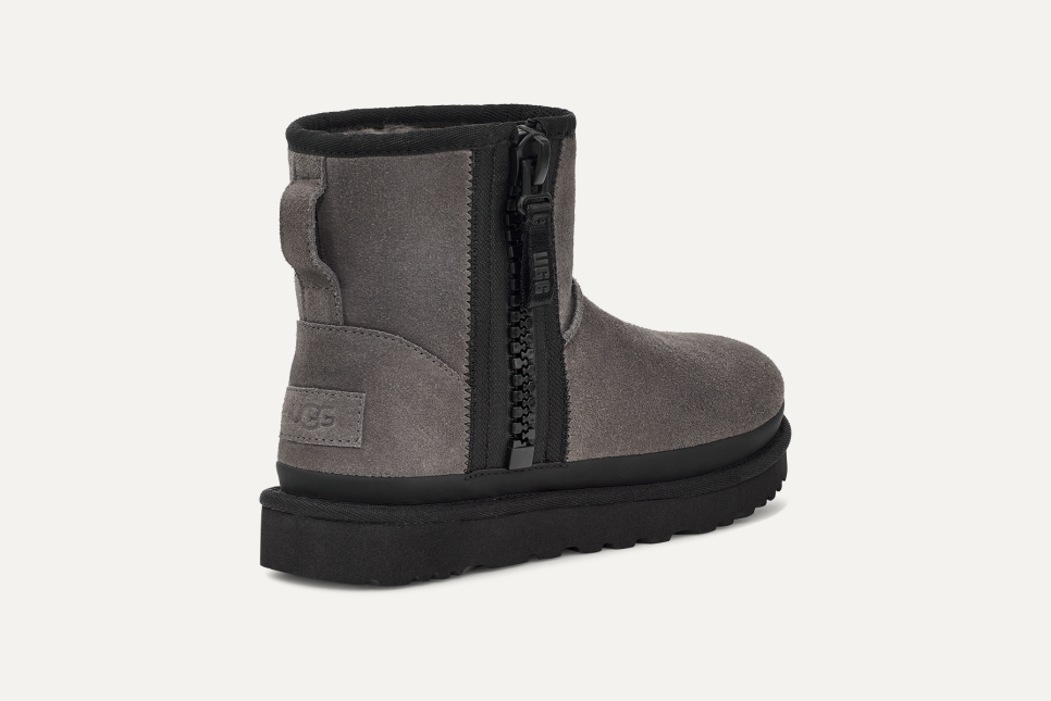 Women s Classic Mini Zipper Tape Logo Boot UGG