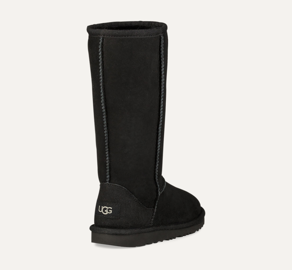 Black ugg boots tall outlet