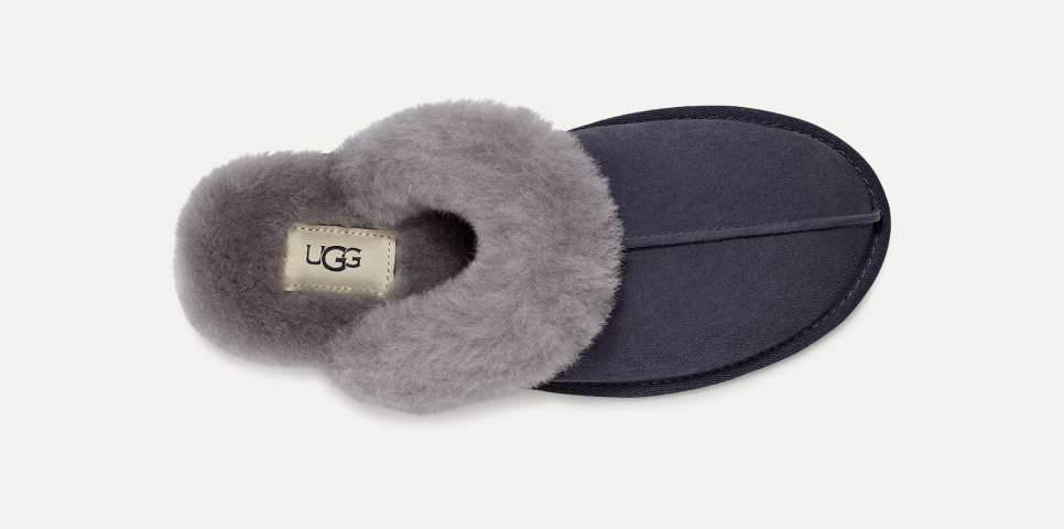 Ugg grey scuffette ii slippers hot sale