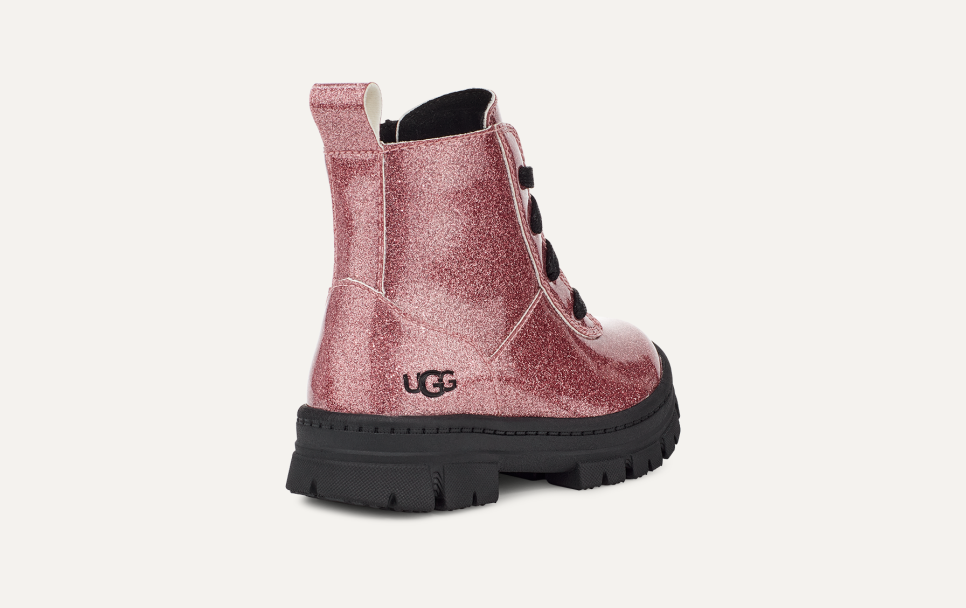 UGG Ashton Lace Up Glitter in Pink 6 T