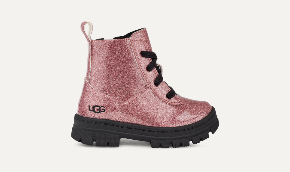 UGG Ashton Lace Up Glitter in Pink 6 T