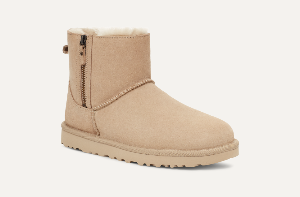 Classic mini double zip ugg boots 2025