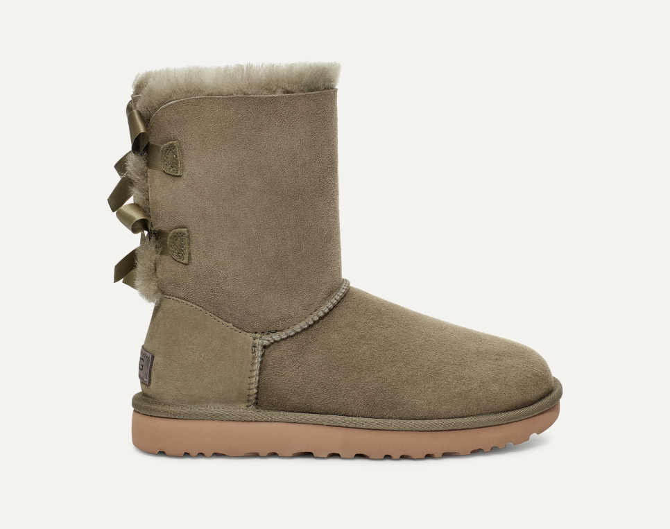 Ugg Australia Ugg Mini Bailey Bow Ii Taupe Ankle Boots Ugg Taupe