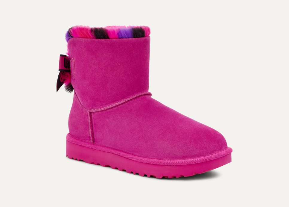 Mini Bailey Bow Plaid Punk Boot UGG